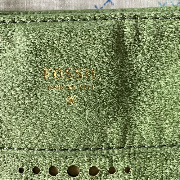 Fossil Mint Green Perforated Tote Bag - Picture 3 of 7